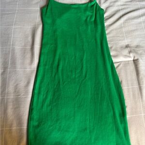 Zara Green Sleeveless Dress